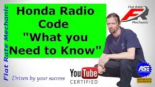 Honda Radio Code 