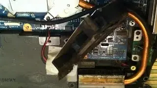 Разборка, чистка и замена термопасты ноутбука Toshiba 5205-S119
