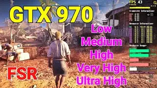 Skull and Bones | GTX 970 | Low/Medium/High/Very High/Ultra High | Performance Test