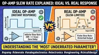 Slew Rate Op-Amp Most Underrated Parameter | #opamp #integratedcircuit #analogelectronics #ic741