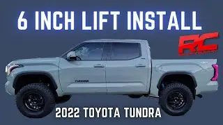 6 Inch Lift install on 2022 TOYOTA TUNDRA - How to (Kinda)