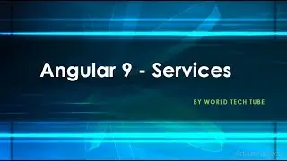 Angular tutorial - Services | Learn angular 9 Services - [2020] | Create services using angular CLI