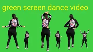 Green screen|| girl Dance|| video free Download||New green effect short video