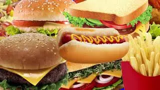 Green screen / food transitions / free use