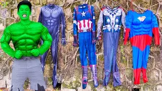 Hulk Become, Black Panther, Captain America, Thor, Superman - BigGreen TV