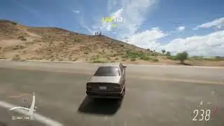Forza Horizon 5 mercedes benz w124 coupe jump