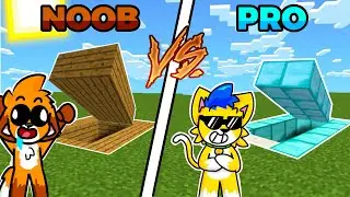 WE WENT FROM NOOB BUNKER TO PRO BUNKER 😱😂 MINECRAFT 1VS1 #1