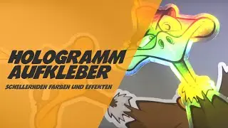 Hologramm-Effekt-Aufkleber