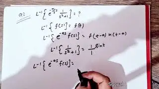 Second shifting theorem for inverse Laplace transform||Example||Mgsu MSc math previous class