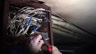 Practical use of German and American electrician's multi-tools!