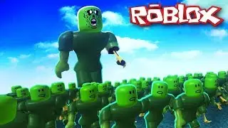 защищаем стену от грозных врагов!!! Roblox Simulator
