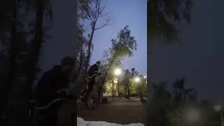 Тренировка баланса, без помощи рук