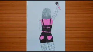 How To Draw Blackpink Lisa Step By Step ✍| Lisa Drawing | Lisa Manoban