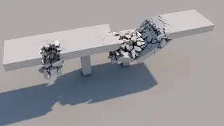 Bridge Collapse - Voronoi Fracture in Cinema 4D