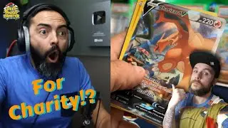 He Raised How Much For Our Charity Pack Battle?! Thank You Pat! #pokemon #charity #love