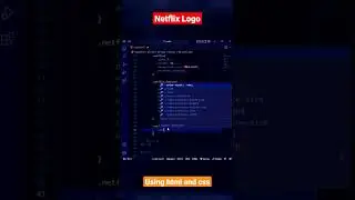 Netflix logo using html and css  #shorts #css #html #netflix #netflixlogo #coding #tutorial