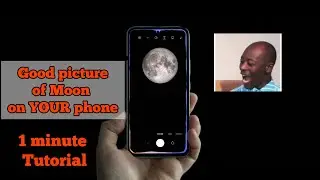 How to make a MOON photo on YOUR phone/ 60 seconds Tutorial/ Samsung, iPhone