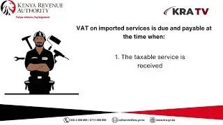 When is V.A.T on imported Services due?