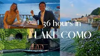 Lake Como Italy Travel Vlog | Bellagio, Sunset Dinner, Private Boat Ride, Filming Locations