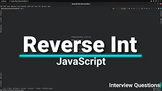 Reverse Int in JavaScript