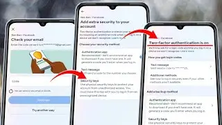 New🔥! How to Turn On Two Factor Authentication on Facebook 2024 | Facebook 2FA Enabled 2024