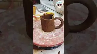 Making a clay mug! #coffee #ceramics