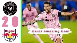 New York RB 0-2 Inter Miami | Extended Highlights | Messi goal