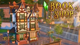 Cozy Bookshop || Sims 4 Speed Build || NoCC