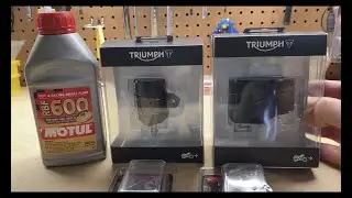 2020 Triumph Street Triple Rs Brake Reservoir install