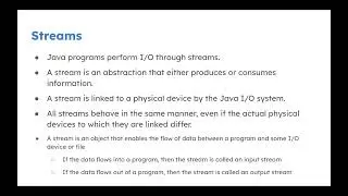 Input Output-1 byte and character streams