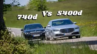 BMW 740d VS MERCEDES S400d ( 0 - 230km/h )