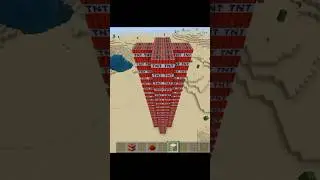 Minecraft TNT Big + Tower #minecraft #shorts