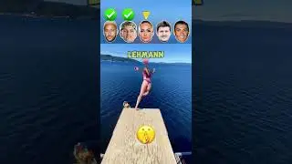 Crazy Water Challenge + Ronaldo 🥽🥶 #shorts #football #maguire #ronaldo #lehmann #garnacho #neymar