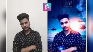 PUBG Style Poster Design in PicsArt | Professional Editing of Portrait image 2020