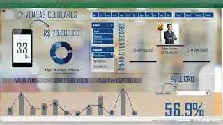 Controle Vendas - Dashboard no Excel