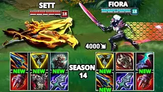 SETT vs FIORA SEASON 14 FULL BUILD FIGHTS & Best Moments!