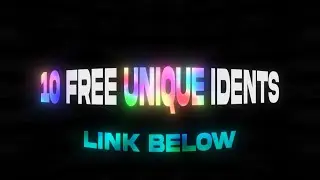 10 BEST *FREE* Intro Ident Templates Pack | (Edit Like Precise, Yarn, Xan, Sack, Bomlet)