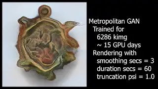 Stylegan2 Metropolitan Latent Space Walk | Guided Hallucination - ASMR