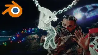 Animate 3d models using Blender 3d - Drake video breakdown