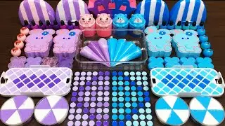 PURPLE VS BLUE Slime ! Mixing Random Things Into PIPING BAG Slime !! ASMR Tom Slime