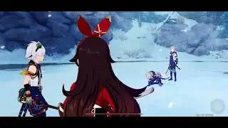Dragonspine Event Cutscene - Evil Albedo…!?