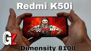 Redmi K50i | WWE 2k18 Gameplay In D8100