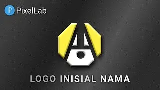 cara membuat logo dari inisial nama ｜PixelLab
