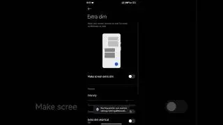 How To Enable Extra Dim in HyperOS Poco X6 Pro #hyperos #poco #pocox6pro #tricks #miui #extradim
