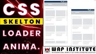 css skeleton loader | skeleton loading animation | wireframe loading animation | Hindi