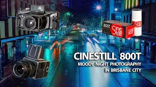 Cinestill 800T - Am I converted? Moody night photography on medium format 120 film.