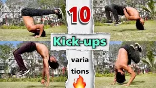 10 Types of Kick-ups 🔥/ Kip-up variations  | Shivaz fizone