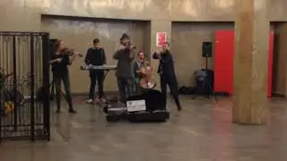 Song From A Secret Garden in the Moscow subway