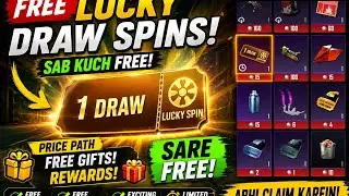 FREE Lucky Draw Spins in PUBG 😱 | Free Rewards & Prize Path Gifts 🎁🔥