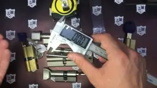 Как правильно замерить сердцевину замка